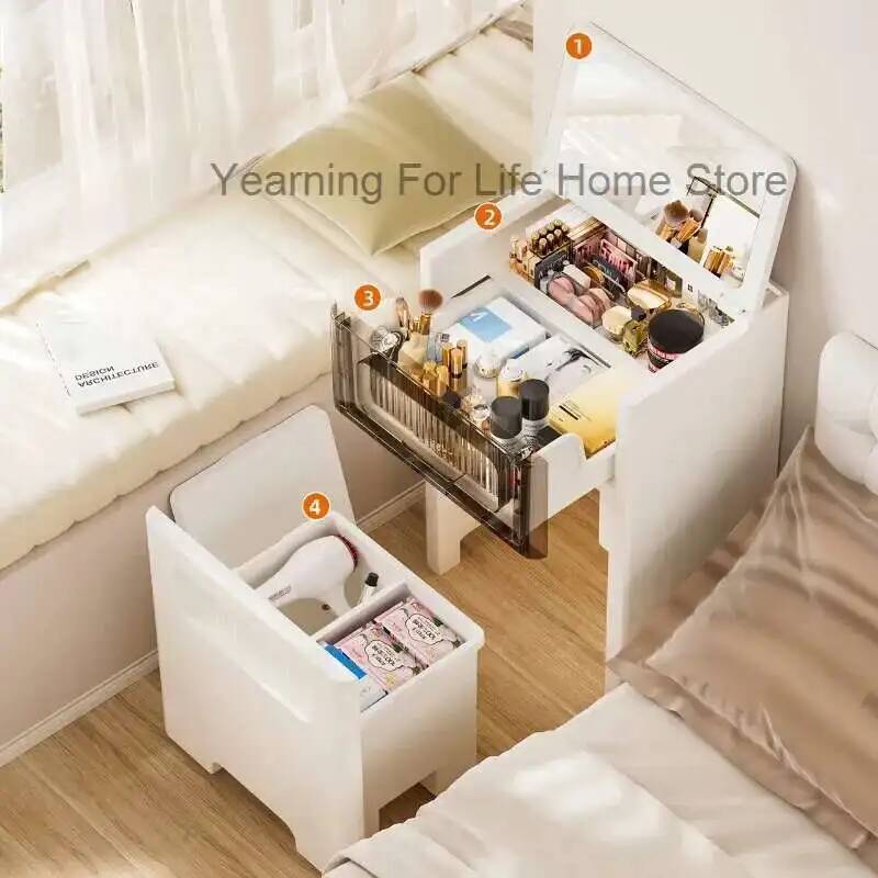 Desk Setup Bedroom - Стол-комод с зеркалом в 1, 3