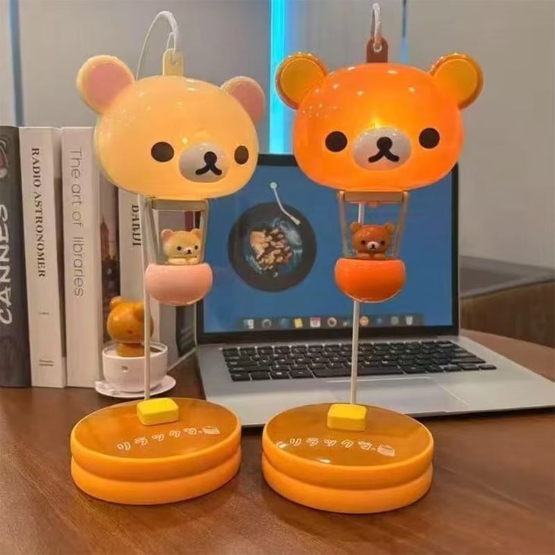 Desk Setup At Home - Настольная лампа Rilakkuma в виде милого