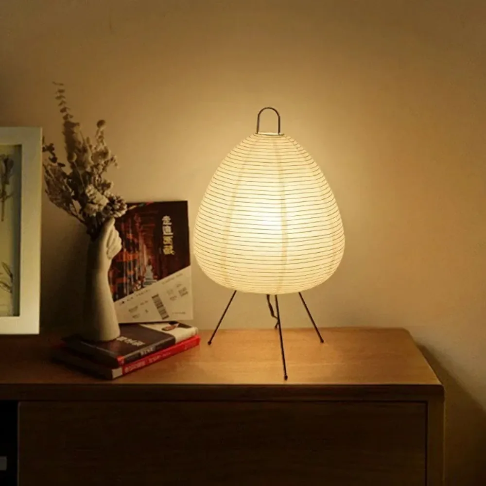 Desk Setup Japan - Японский фонарь Noguchi Yong, настольная лампа