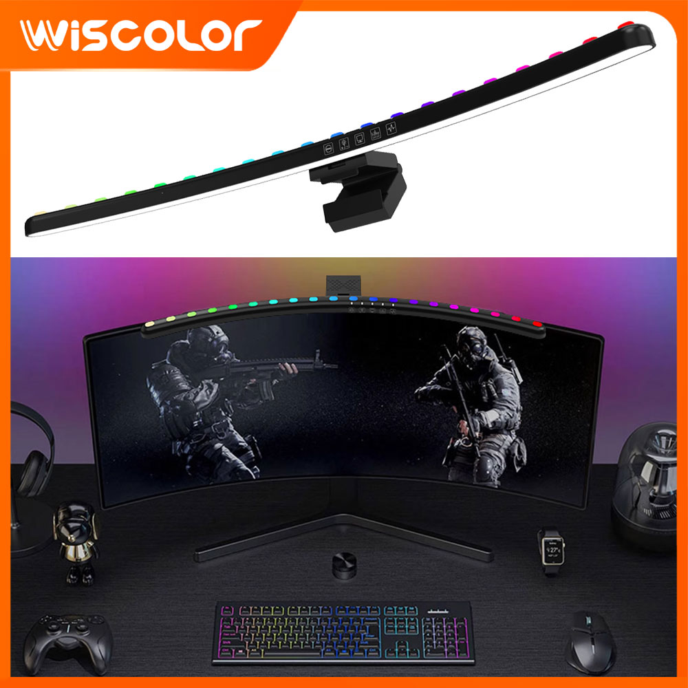 Desk Setup Gadgets - Умная Wi-Fi RGB-лампа для монитора, светодиодная