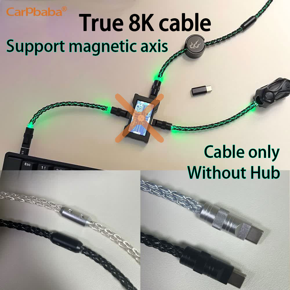Desk Setup Hub - K4HM6 8K Игровой USB-хаб Type-C с