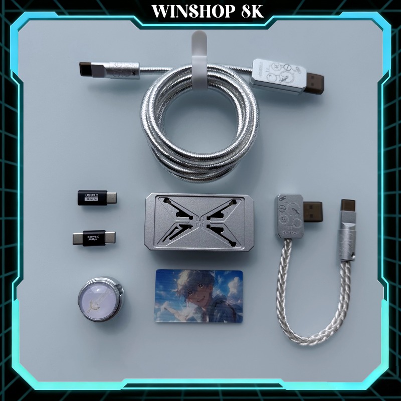 Desk Setup Hub - USB-хаб WINSHOP Esports HUB Dual-In 4-Out