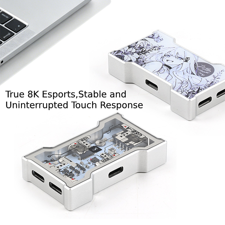 USB-хаб RGB с 2 входами и 3 вы – обзор и цена Desk Setup Hub