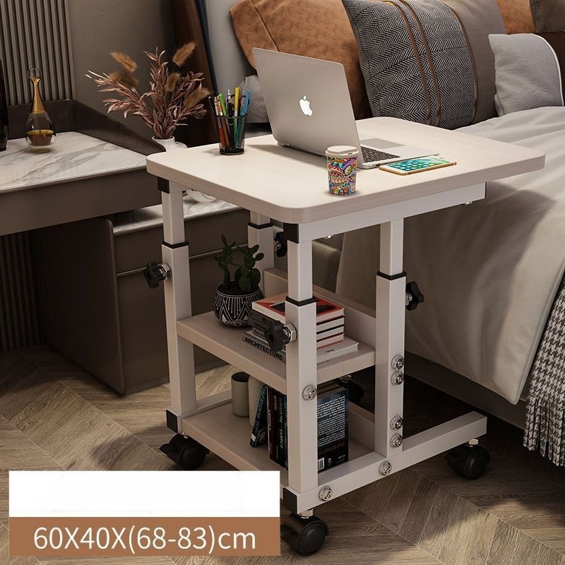 Передвижной маленький столик,  – обзор и цена Desk Setup Wood