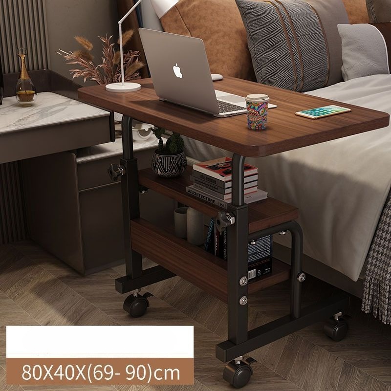 Передвижной маленький столик,  – обзор и цена Desk Setup Wood