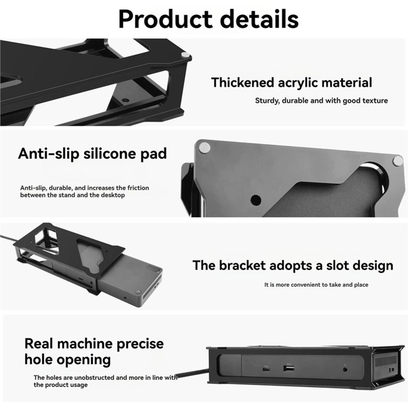 Акриловый держатель под столом – обзор и цена Desk Setup Hub