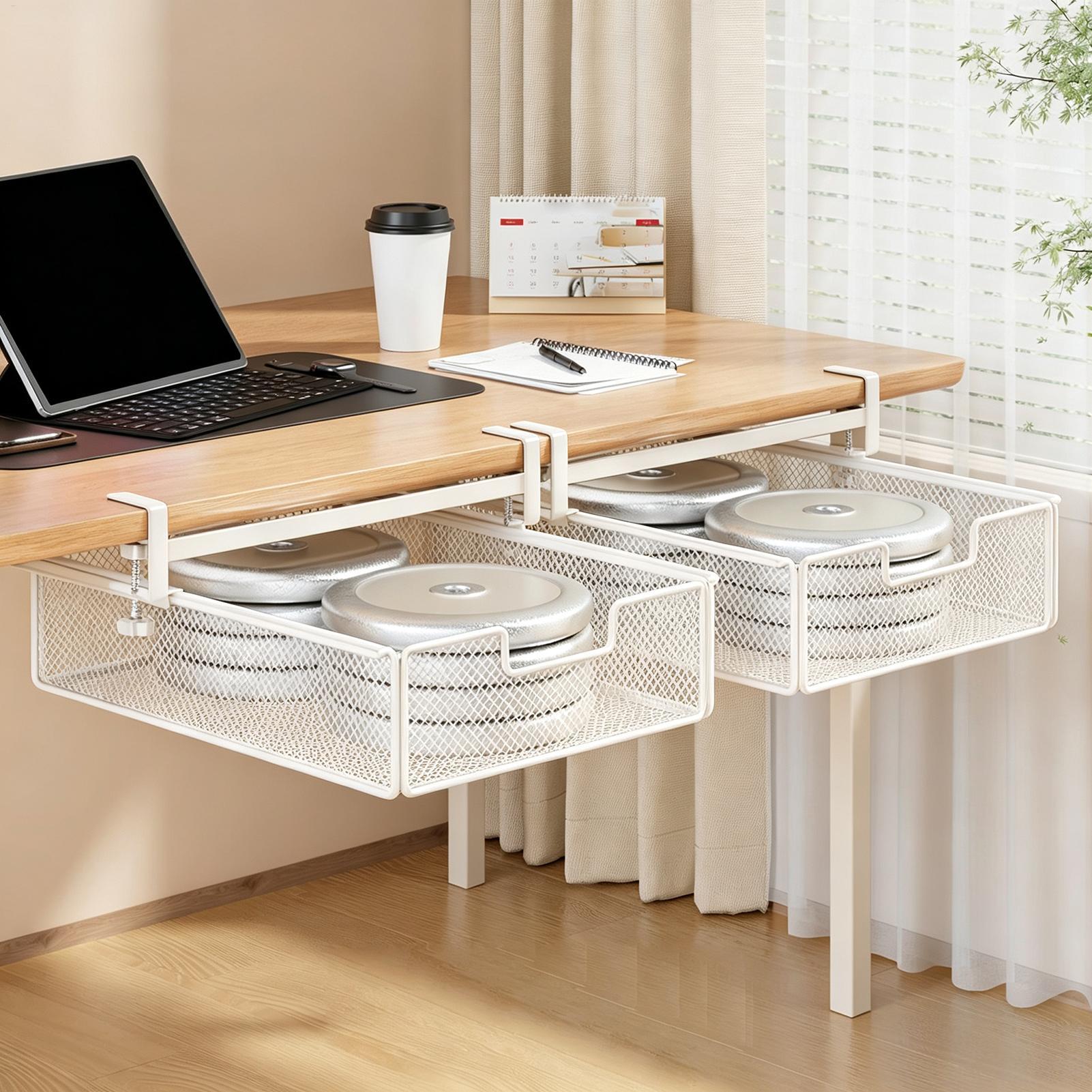 Выдвижной ящик под стол без св – обзор и цена Desk Setup Organizer