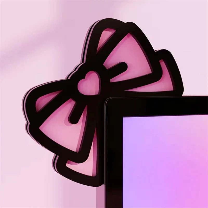 Kawaii розовый акриловый бант  – обзор и цена Desk Setup Wood