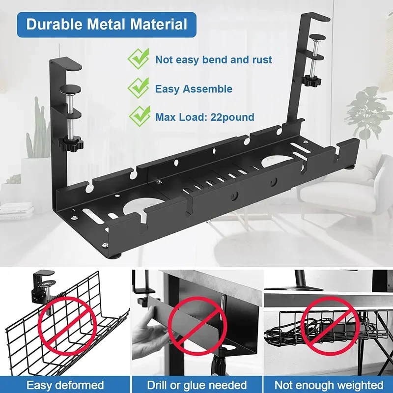 Подстольный телескопический ор – обзор и цена Desk Setup Organizer
