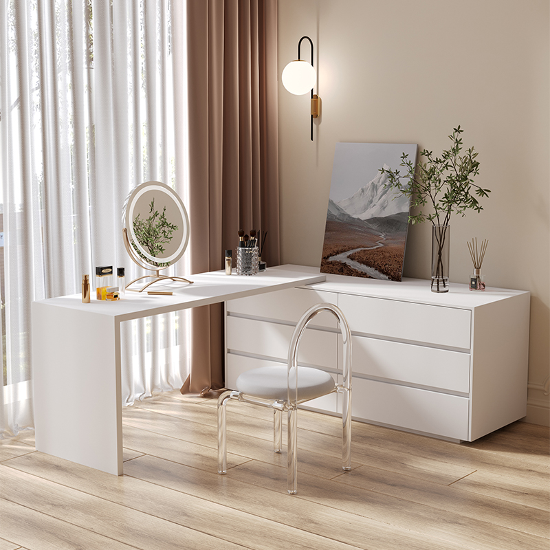 Комод, многоцелевой плоский L- – обзор и цена Desk Setup Bedroom
