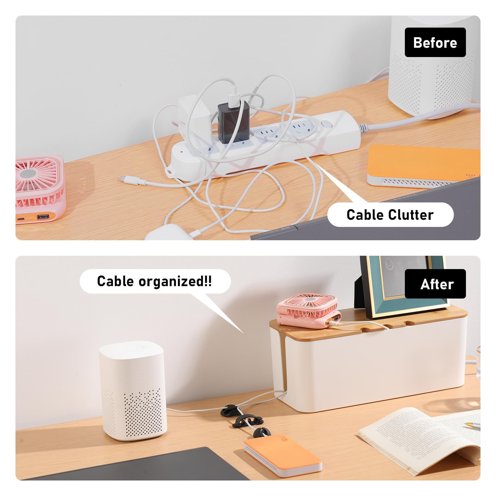 Большой ящик для управления ка – обзор и цена Desk Setup Hub