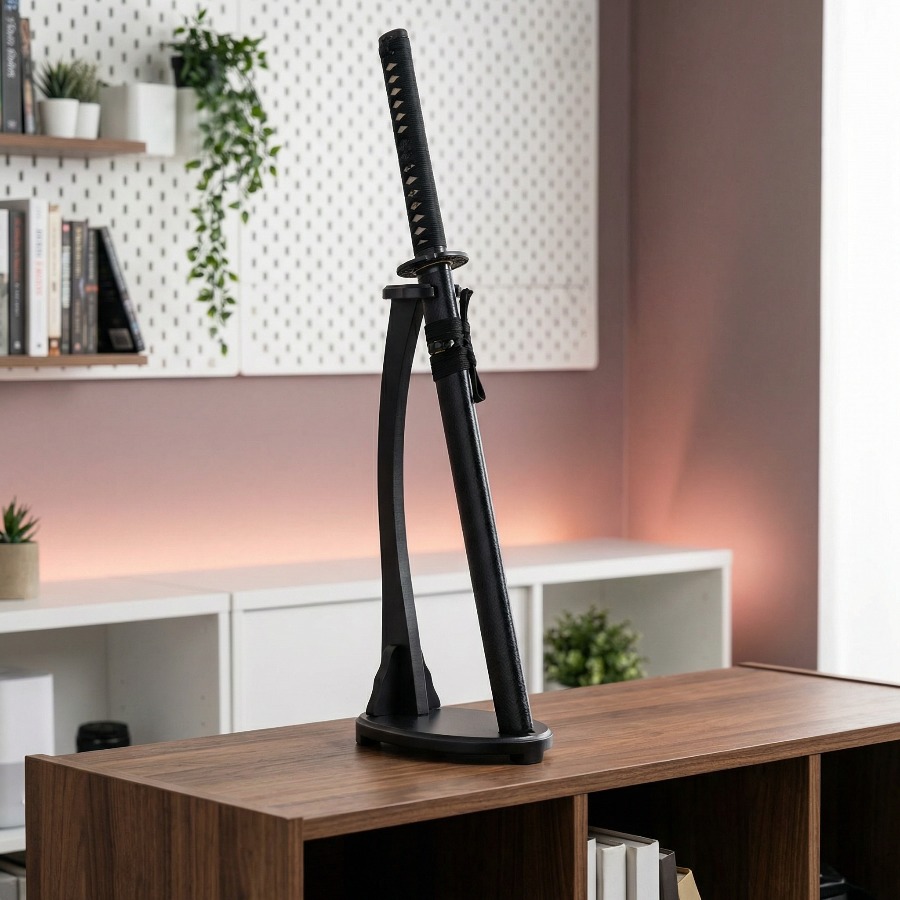 Вертикальная подставка для кат – обзор и цена Desk Setup Wood