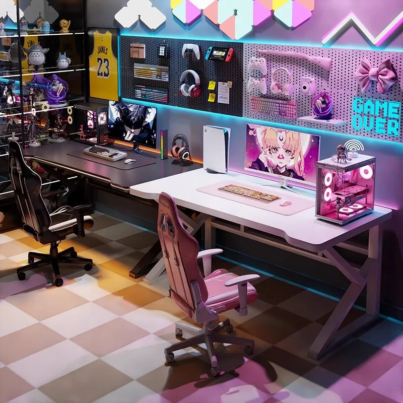 Двухместный игровой стол для к – обзор и цена Desk Setup Bedroom