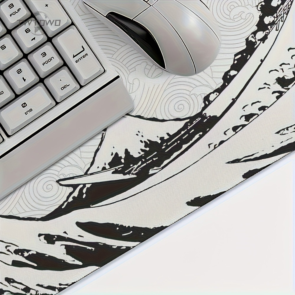 Настольный коврик Black White  – обзор и цена Desk Setup Pc And Laptop
